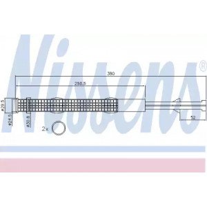 Осушитель кондиционера AS07302564 на PORSCHE CAYENNE 2003-2010