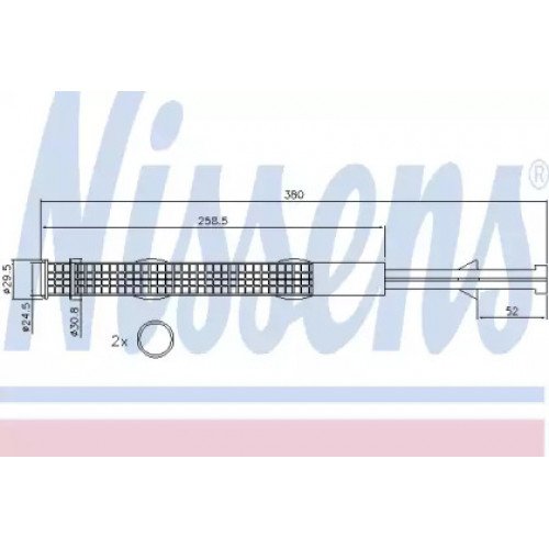 Осушувач кондиціонера AS07302564 на AUDI Q7 2010-2015