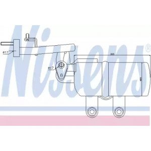 Осушитель кондиционера AS00054364 на MAZDA 3 (BK) 2004-2009
