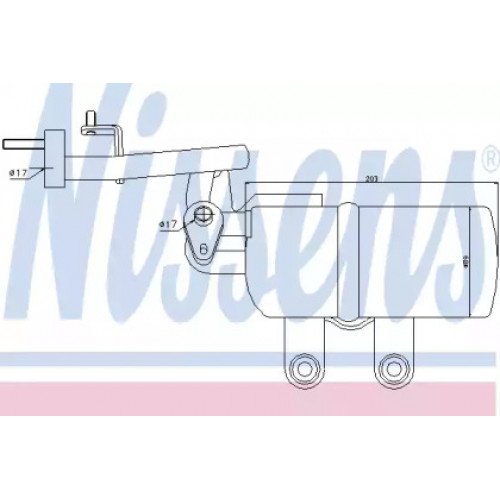 Осушувач кондиціонера AS00054364 на FORD FOCUS 2008-2010