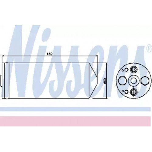 Осушувач кондиціонера AS00059934 на MAZDA 626 (GF) (GW) 2000-2002
