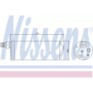 Осушувач кондиціонера AS07325707 на RENAULT SCENIC 1996-2002