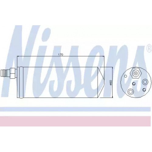 Осушитель кондиционера AS07325707 на OPEL MOVANO 2003-2009