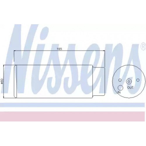 Осушувач кондиціонера AS07324785 на MERCEDES 163 (ML-CLASS) SUV 1997-2005