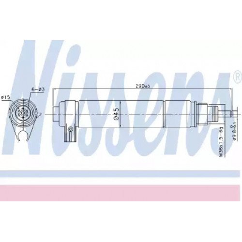 Осушувач кондиціонера AS07304276 на CITROEN DS4 2011-2018