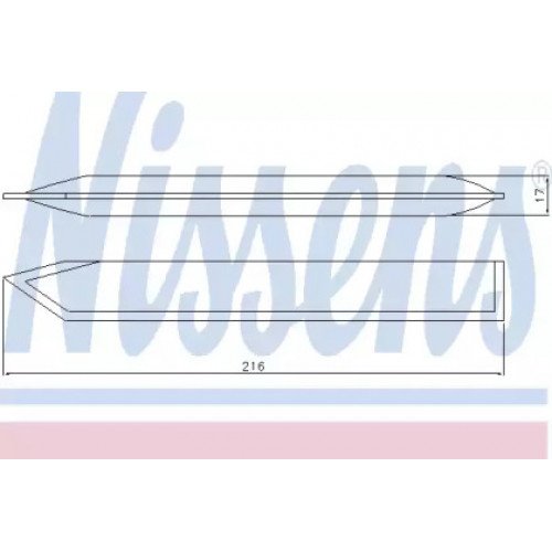 Осушитель кондиционера AS00054323 на HYUNDAI ACCENT II 1999-2003