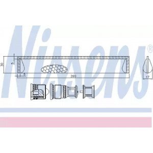 Осушувач кондиціонера AS00053736 на LEXUS GS 2005-2012