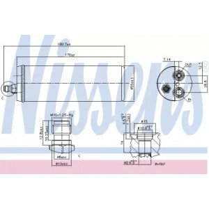 Осушитель кондиционера AS00054073 на OPEL CORSA C 2004-2007