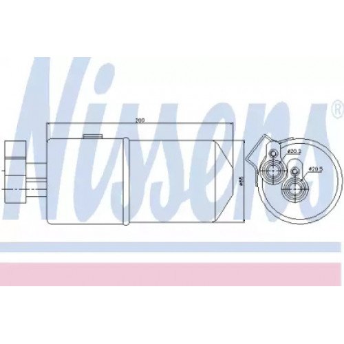 Осушувач кондиціонера AS00059851 на RENAULT SCENIC / GRAND SCENIC 2003-2008