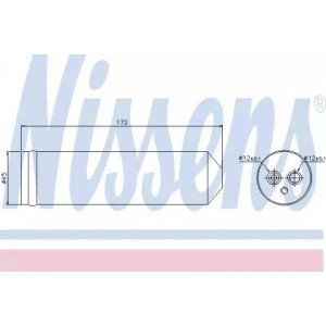 Осушитель кондиционера AS07302380 на MAZDA 3 (BK) 2004-2009