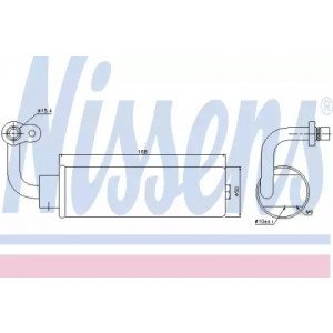 Осушувач кондиціонера AS00054186 на NISSAN QASHQAI 2006-2009