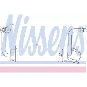 Осушувач кондиціонера AS07311389 на NISSAN QASHQAI 2006-2009