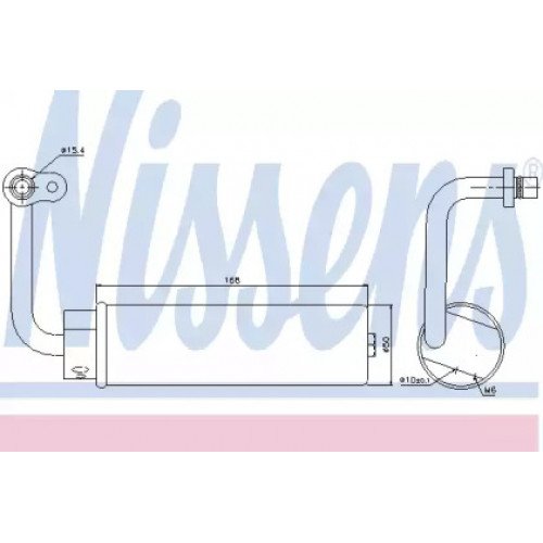 Осушувач кондиціонера AS07311389 на NISSAN QASHQAI 2006-2009