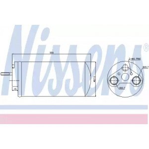 Осушувач кондиціонера AS00059842 на RENAULT TRAFIC 2002-2007