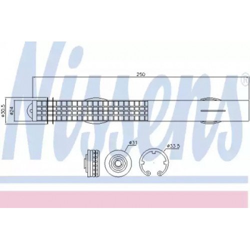 Осушитель кондиционера AS07328209 на BMW X5 (E70) 2010-2013