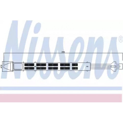 Осушитель кондиционера AS00053695 на SKODA FABIA 2010-2014