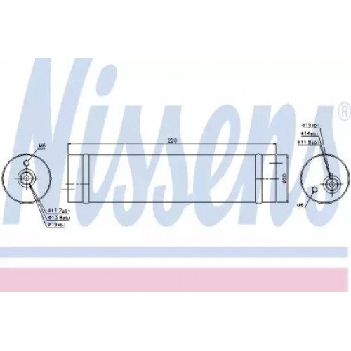Осушитель кондиционера AS07330378 на DAEWOO NUBIRA (J150) 1999-2004