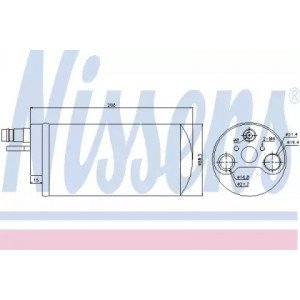 Осушитель кондиционера AS00053938 на RENAULT LAGUNA 2001-2007