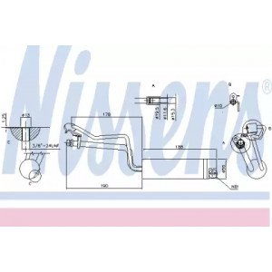 Осушувач кондиціонера AS00054187 на NISSAN QASHQAI 2006-2009