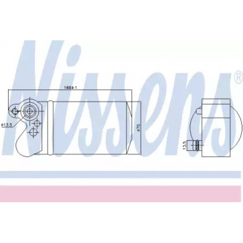 Осушувач кондиціонера AS00059701 на VOLVO XC60 2008-2016