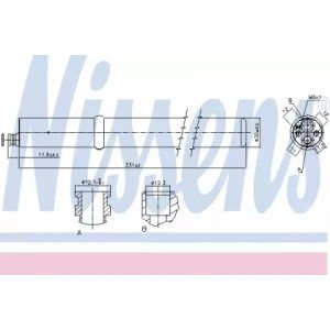 Осушувач кондиціонера AS07307763 на VOLKSWAGEN PASSAT EUR (B7) 2011-2015