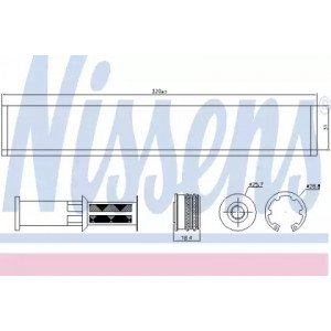 Осушувач кондиціонера AS00053595 на AUDI A3 2012-2016