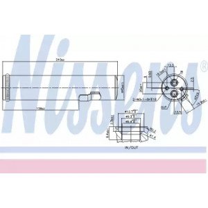 Осушитель кондиционера AS00054317 на KIA SPORTAGE (JE) 2008-2010