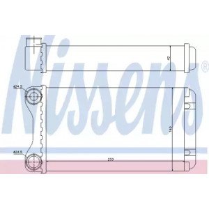 Радиатор печки AS00060285 на AUDI A4 (B7) 2005-2008