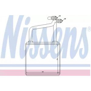 Радиатор печки AS00060035 на MERCEDES 211 (E-CLASS) 2002-2006