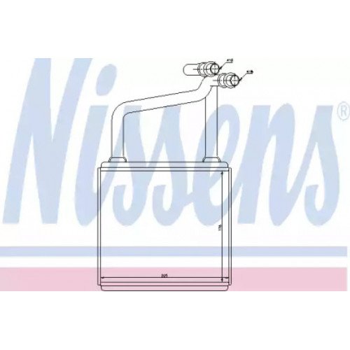 Радиатор печки AS00060035 на MERCEDES 211 (E-CLASS) 2002-2006