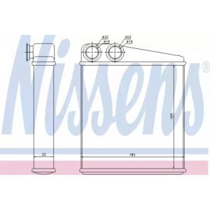 Радіатор печі AS00053895 на RENAULT CLIO III 2009-2012