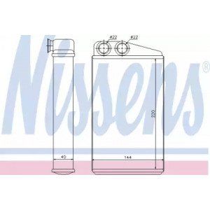 Радиатор печки AS00059845 на RENAULT MEGANE (II) 2003-2008