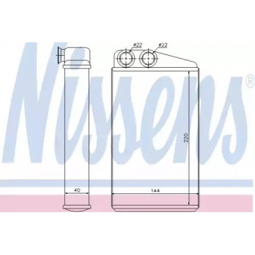 Радиатор печки AS00059845 на RENAULT MEGANE (II) 2003-2008