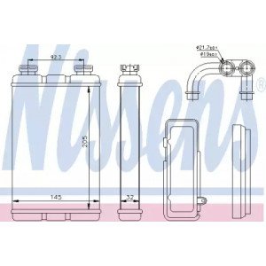Радіатор печі AS07331112 на BMW 3 (E36) 1990-1999