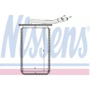 Радіатор печі AS07333080 на FORD TRANSIT 2000-2006