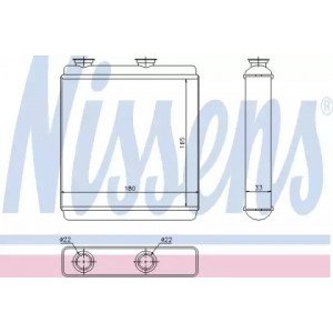 Радиатор печки AS07312064 на OPEL MERIVA 2003-2010