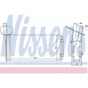 Радиатор печки AS00059718 на VOLKSWAGEN T4 1990-2003