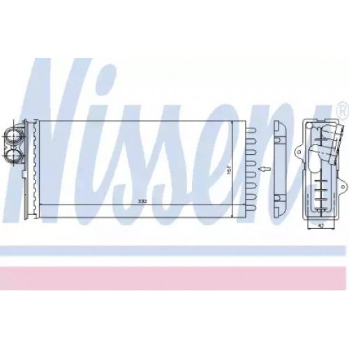 Радиатор печки AS07320237 на OPEL MOVANO 2003-2009