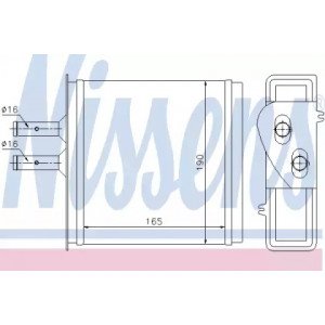 Радиатор печки AS07313190 на FIAT PUNTO II 1999-2003