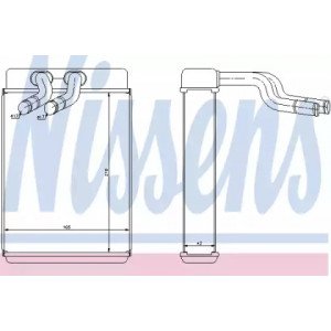 Радіатор печі AS07304382 на HYUNDAI H-1 / H200 1997-2005