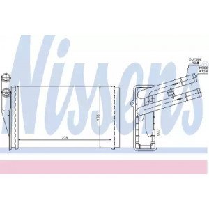 Радиатор печки AS00053811 на SKODA SUPERB (3U) 2002-2008