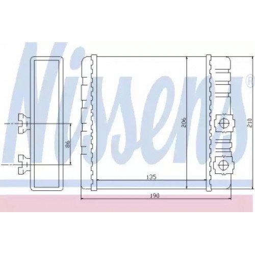 Радіатор печі AS07313030 на BMW 3 (E46) 2001-2005