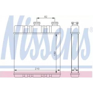 Радиатор печки AS00054217 на OPEL ZAFIRA 2012-2016