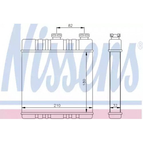 Радіатор печі AS00054217 на OPEL ZAFIRA 2012-2016
