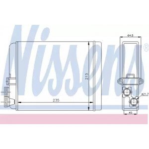 Радіатор печі AS00053575 на VOLVO S60 2000-2006