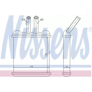 Радиатор печки AS00060216 на DAEWOO LANOS 1998-2017
