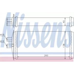 Радиатор печки AS00059841 на SKODA FELICIA 1998-2001