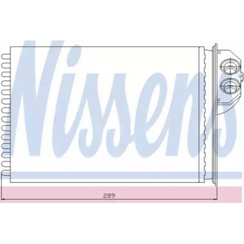 Радиатор печки AS07308843 на PEUGEOT 307 2001-2005