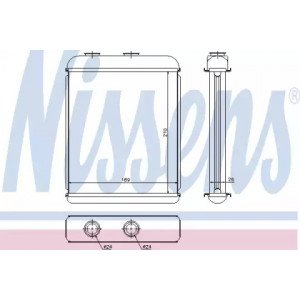 Радіатор печі AS00054218 на OPEL ASTRA H 2003-2014