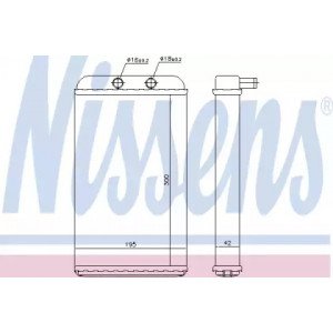 Радіатор печі AS00054667 на FIAT DUCATO 2006-2014